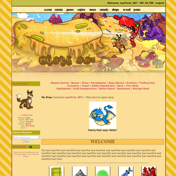 Omelette Shop & Gallery Layout
